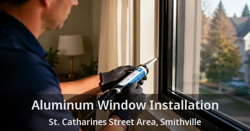 Aluminum Window Installation St. Catharines Street Area, Smithville - ON