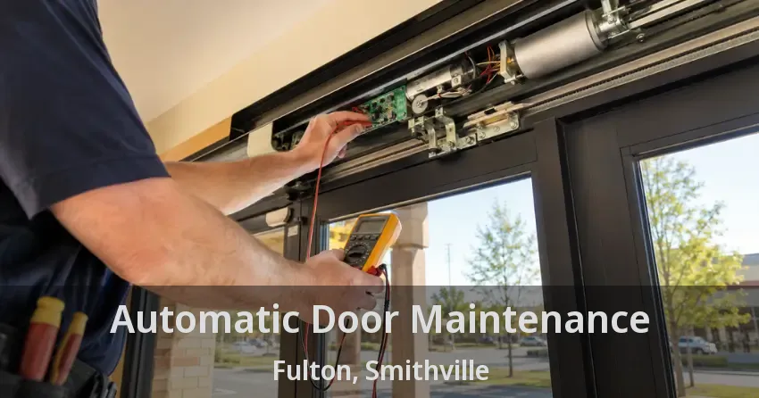 Automatic Door Maintenance Fulton, Smithville - ON