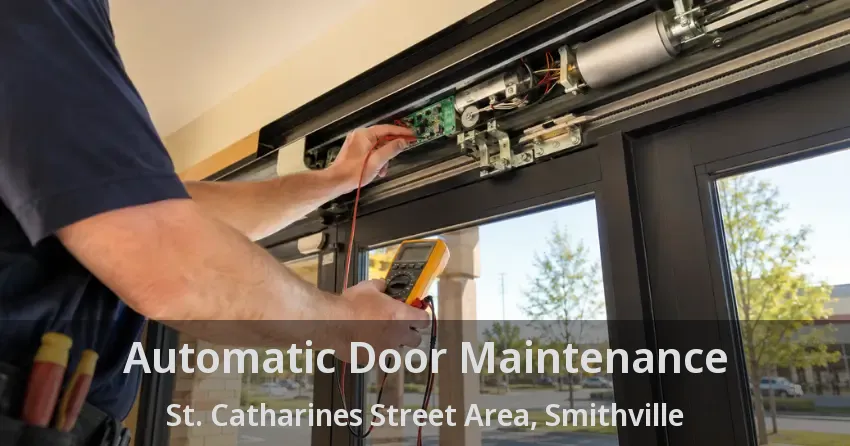 Automatic Door Maintenance St. Catharines Street Area, Smithville - ON