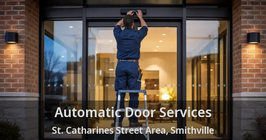 Automatic Door Services St. Catharines Street Area, Smithville - ON