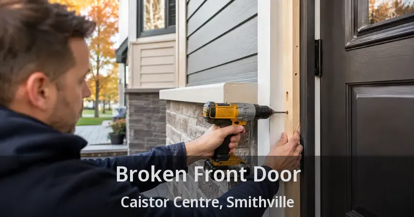 Broken Front Door Caistor Centre, Smithville - ON