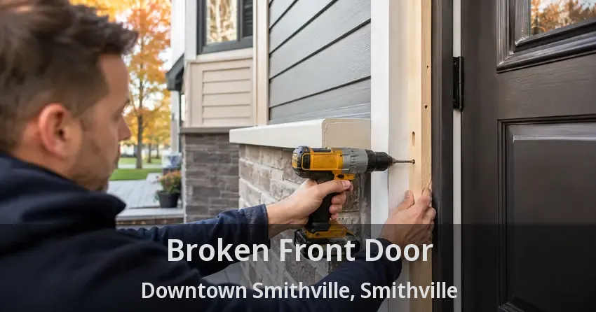 Broken Front Door Downtown Smithville, Smithville - ON