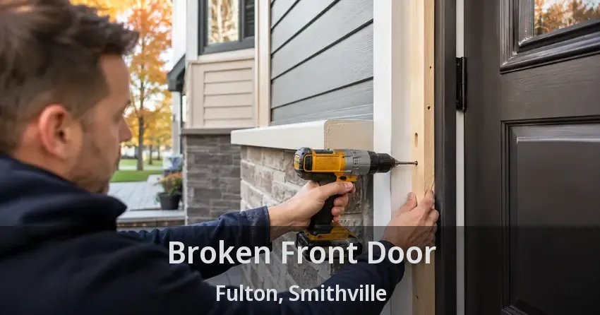 Broken Front Door Fulton, Smithville - ON
