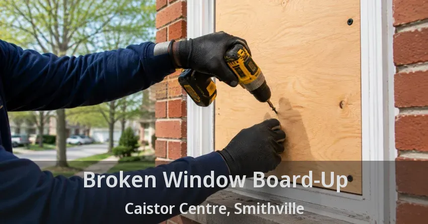 Broken Window Board-Up Caistor Centre, Smithville - ON
