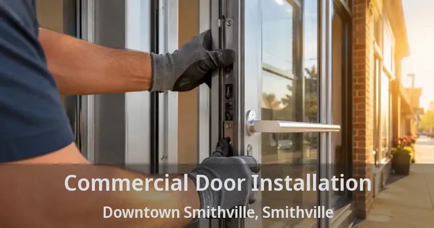 Commercial Door Installation Downtown Smithville, Smithville - ON