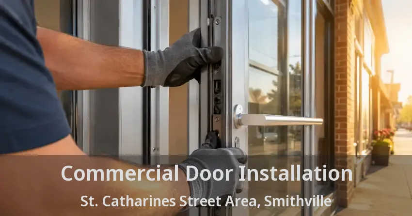Commercial Door Installation St. Catharines Street Area, Smithville - ON