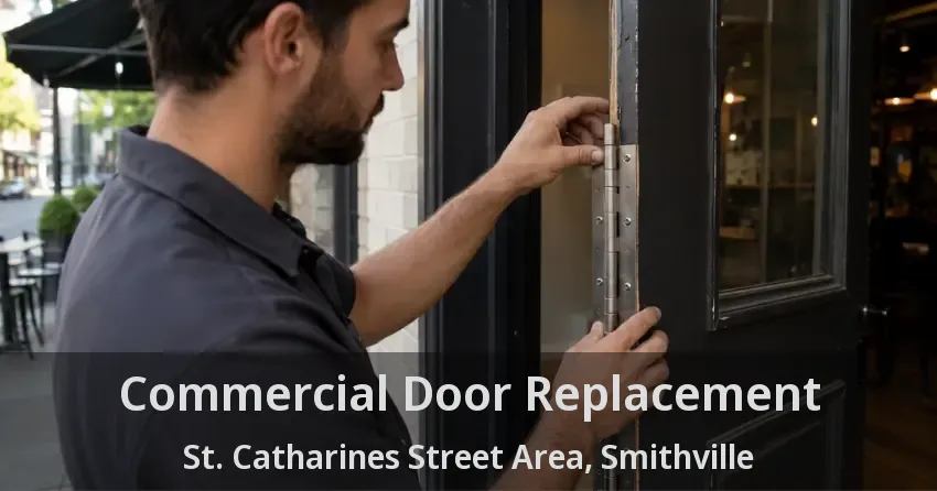 Commercial Door Replacement St. Catharines Street Area, Smithville - ON
