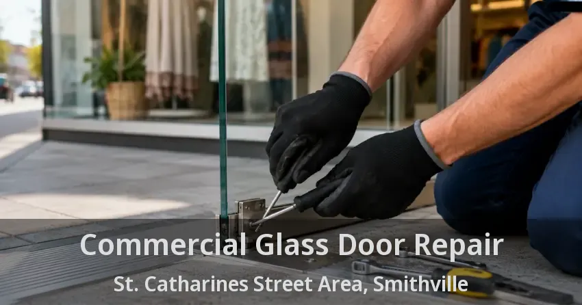 Commercial Glass Door Repair St. Catharines Street Area, Smithville - ON