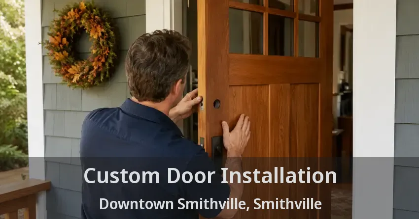 Custom Door Installation Downtown Smithville, Smithville - ON