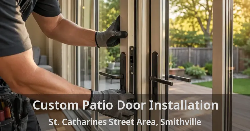 Custom Patio Door Installation St. Catharines Street Area, Smithville - ON