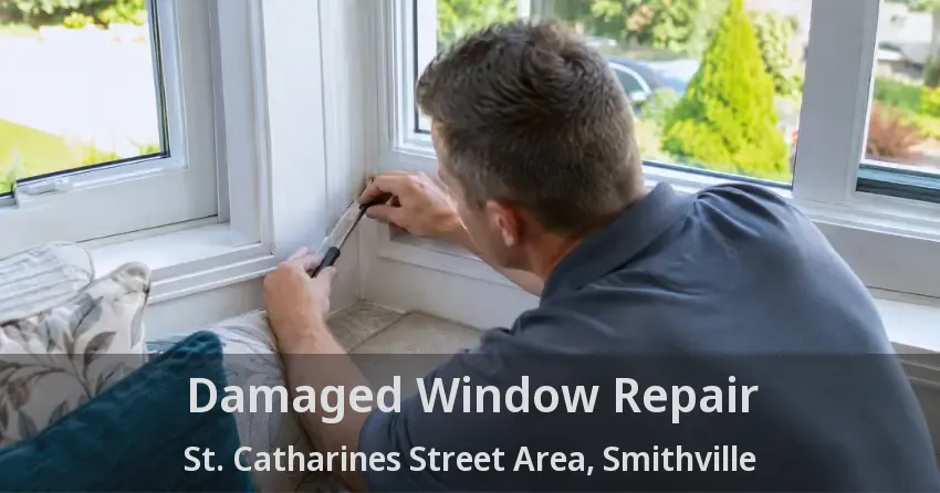 Damaged Window Repair St. Catharines Street Area, Smithville - ON