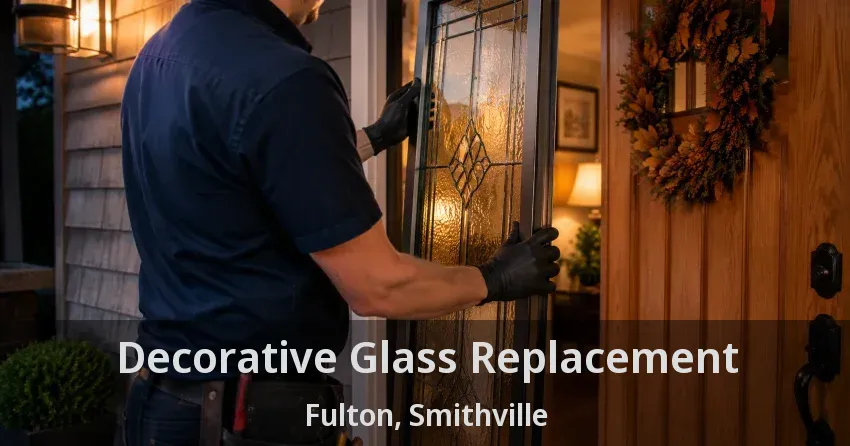 Decorative Glass Replacement Fulton, Smithville - ON