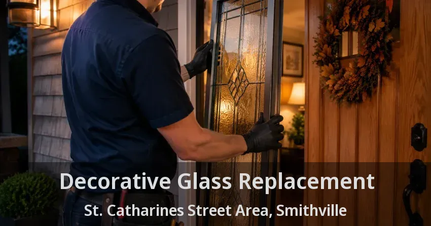 Decorative Glass Replacement St. Catharines Street Area, Smithville - ON