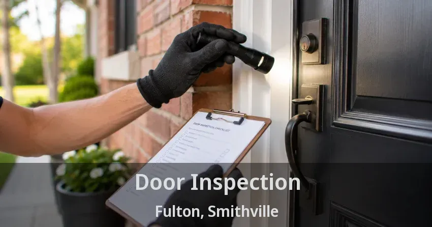 Door Inspection Fulton, Smithville - ON