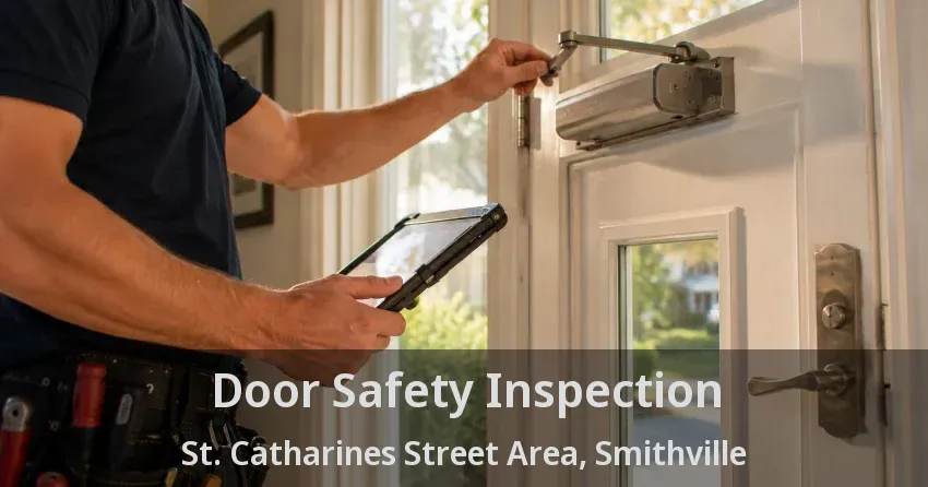 Door Safety Inspection St. Catharines Street Area, Smithville - ON