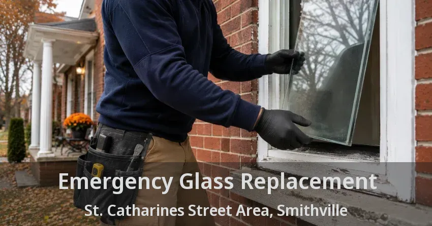 Emergency Glass Replacement St. Catharines Street Area, Smithville - ON