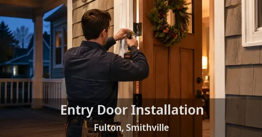 Entry Door Installation Fulton, Smithville - ON