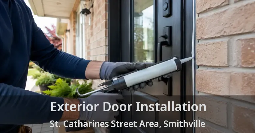 Exterior Door Installation St. Catharines Street Area, Smithville - ON