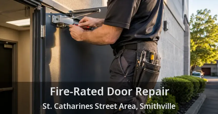 Fire-Rated Door Repair St. Catharines Street Area, Smithville - ON