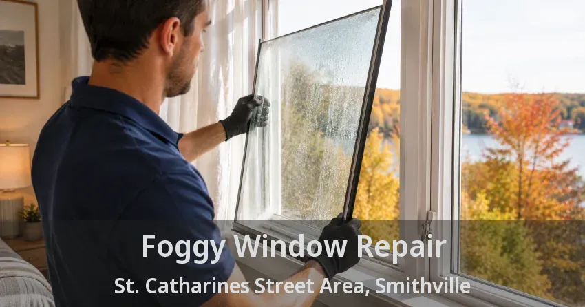 Foggy Window Repair St. Catharines Street Area, Smithville - ON