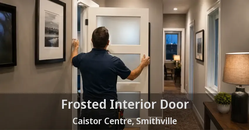 Frosted Interior Door Caistor Centre, Smithville - ON