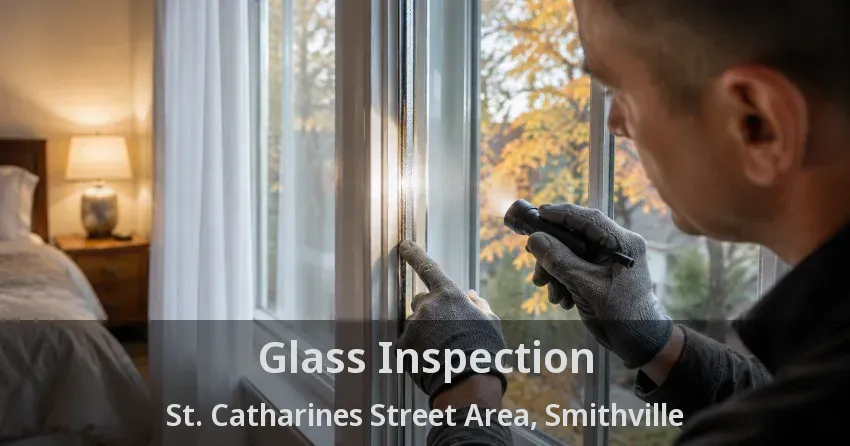 Glass Inspection St. Catharines Street Area, Smithville - ON