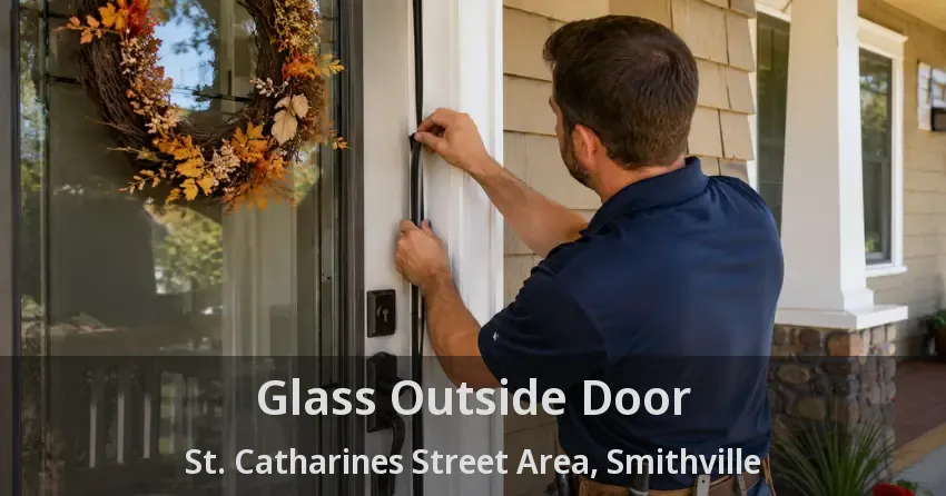 Glass Outside Door St. Catharines Street Area, Smithville - ON
