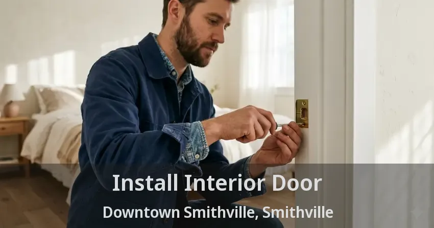 Install Interior Door Downtown Smithville, Smithville - ON