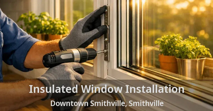 Insulated Window Installation Downtown Smithville, Smithville - ON