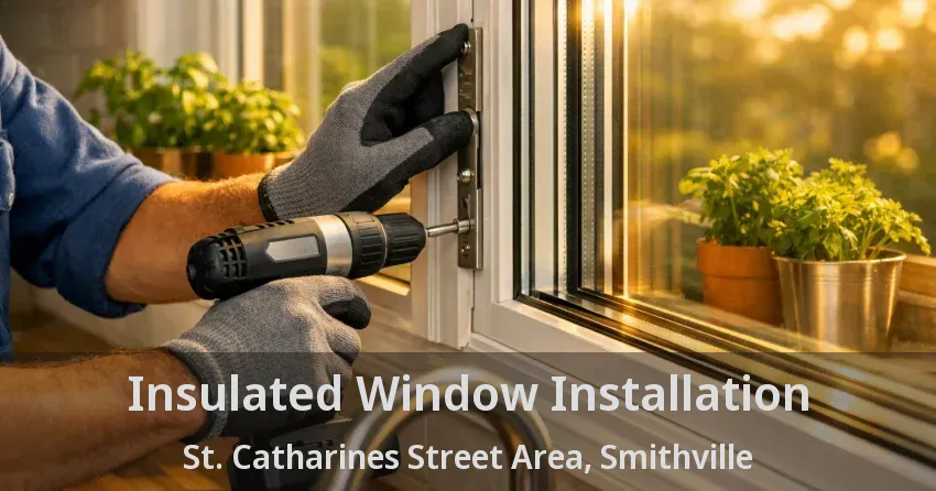 Insulated Window Installation St. Catharines Street Area, Smithville - ON