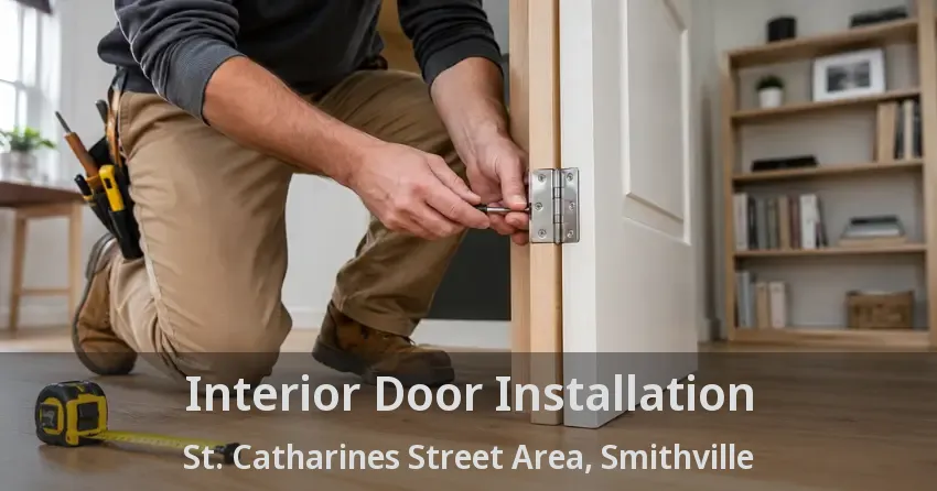 Interior Door Installation St. Catharines Street Area, Smithville - ON