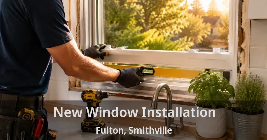 New Window Installation Fulton, Smithville - ON