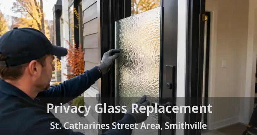 Privacy Glass Replacement St. Catharines Street Area, Smithville - ON