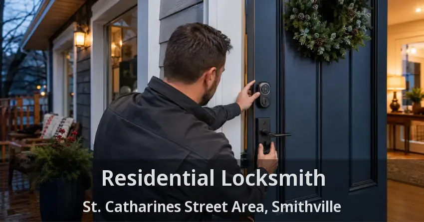 Residential Locksmith St. Catharines Street Area, Smithville - ON