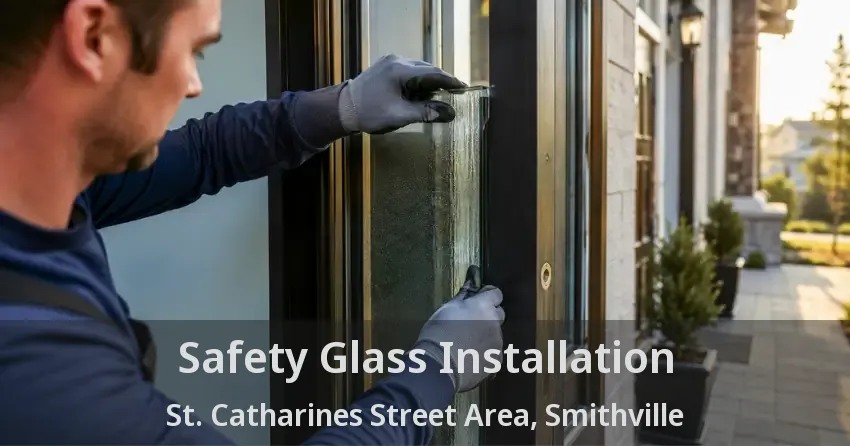 Safety Glass Installation St. Catharines Street Area, Smithville - ON