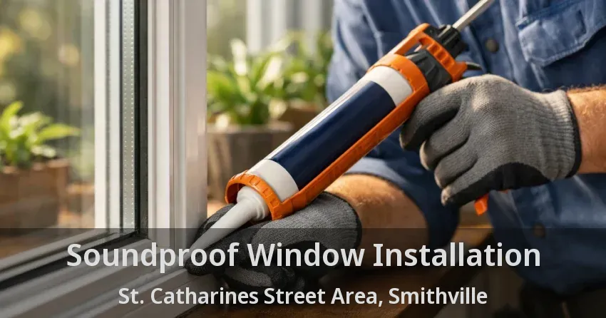 Soundproof Window Installation St. Catharines Street Area, Smithville - ON