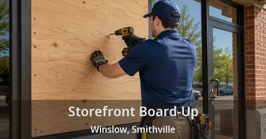Storefront Board-Up Winslow, Smithville - ON