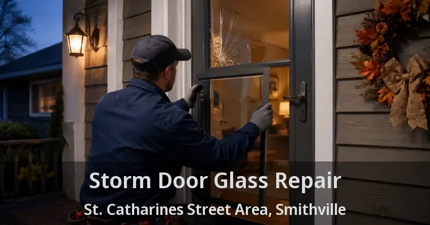 Storm Door Glass Repair St. Catharines Street Area, Smithville - ON