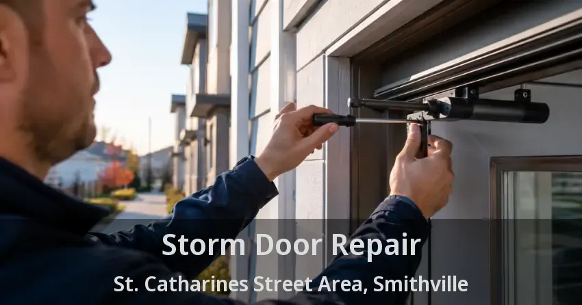 Storm Door Repair St. Catharines Street Area, Smithville - ON
