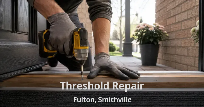 Threshold Repair Fulton, Smithville - ON