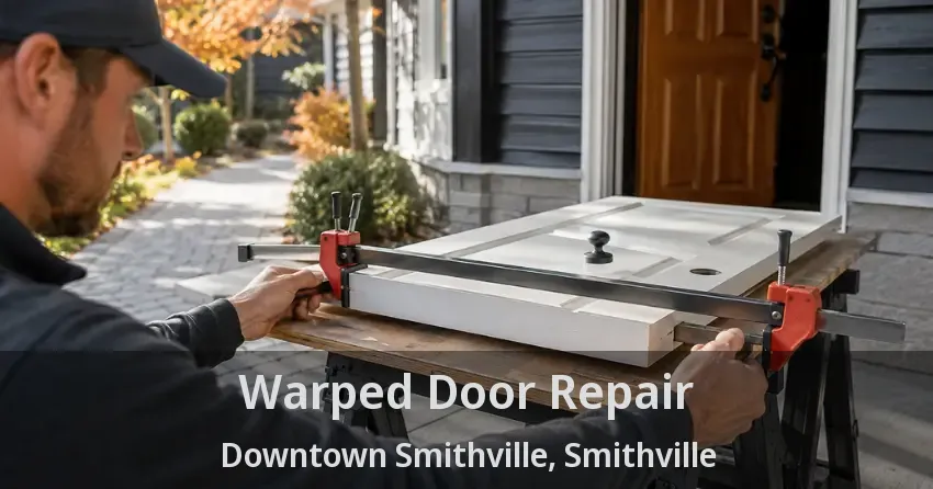 Warped Door Repair Downtown Smithville, Smithville - ON