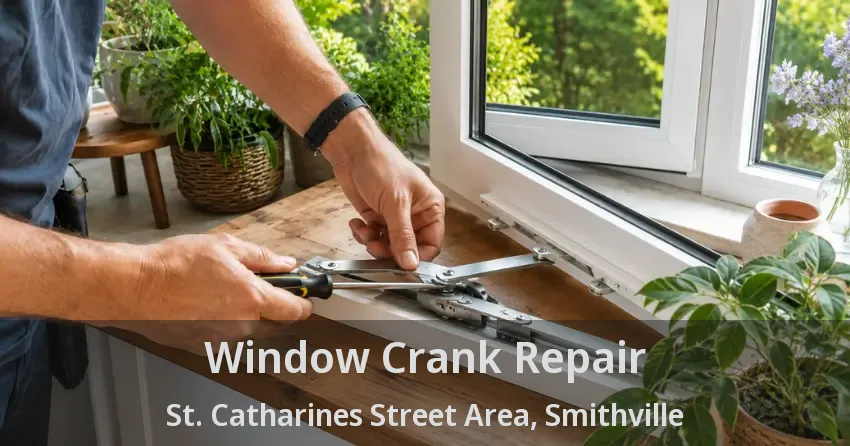 Window Crank Repair St. Catharines Street Area, Smithville - ON