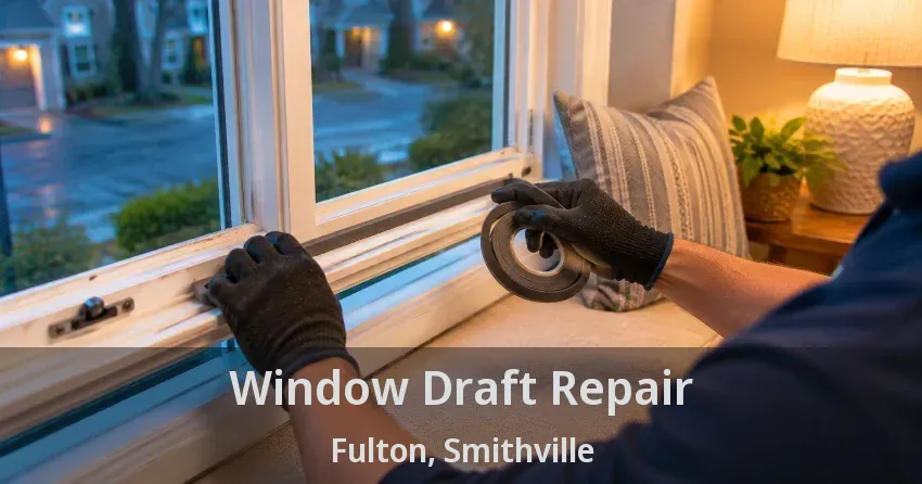 Window Draft Repair Fulton, Smithville - ON