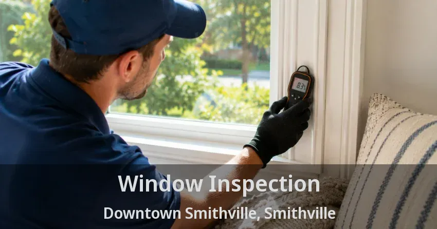 Window Inspection Downtown Smithville, Smithville - ON