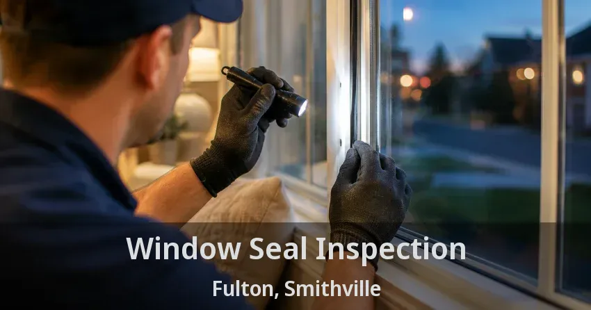 Window Seal Inspection Fulton, Smithville - ON