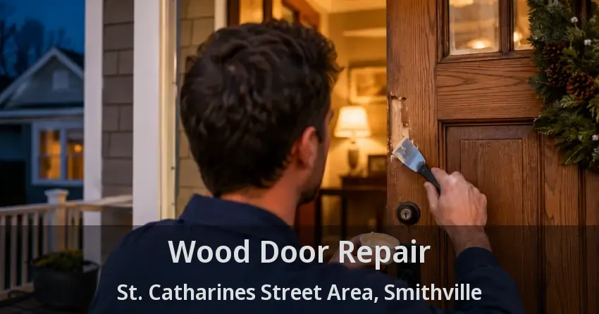 Wood Door Repair St. Catharines Street Area, Smithville - ON