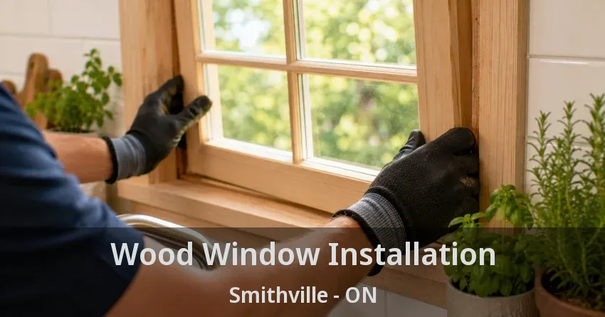 Wood Window Installation Smithville - ON