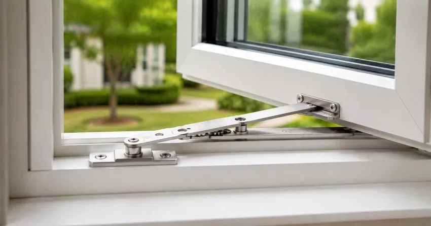 technician replacing casement window hinge in Fulton, Smithville