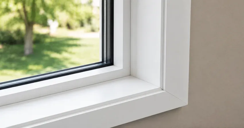 large picture window installed in a living room in Fulton, Smithville