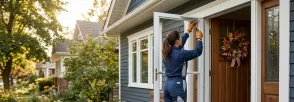 Storm Door Install Caistor Centre, Smithville